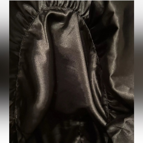 Vintage Essentials By A•B•S Women’s Satin Cocktail Dress Pleated With Rose US8 - Picture 4 of 9